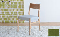 DCジャンブル01&nbsp;ダイニングチェア&nbsp;オーク&nbsp;アネルカグリーン&nbsp;1脚&nbsp;単品&nbsp;チェア&nbsp;椅子