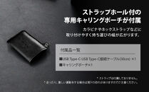 PUレザーポーチ（黒）付き&nbsp;USB4&nbsp;ポータブルSSD　2TB