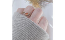 K10&nbsp;ねじねじリング（ハンドメイド）【サイズ：11号】