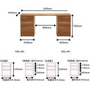 【大川家具】無垢材 システムデスク 幅1800mm テーブル パソコンデスク 子供机 勉強机 学習机 書斎デスク HM-HM ホワイトオーク 天然木 モダン 国産 無垢材 高級感【設置付き】