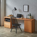 【大川家具】無垢材&nbsp;システムデスク&nbsp;幅1600mm&nbsp;テーブル&nbsp;パソコンデスク&nbsp;子供机&nbsp;勉強机&nbsp;学習机&nbsp;書斎デスク&nbsp;HO-TMR&nbsp;ブラックチェリ－&nbsp;天然木&nbsp;モダン&nbsp;国産&nbsp;無垢材&nbsp;高級感【設置付き】