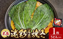 広島迷彩（名菜）焼き（うどん）　1枚　