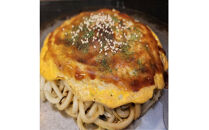 3種類の広島お好み焼き（うどん）　3枚セット　王道・邪道・迷彩焼き各1枚ずつ