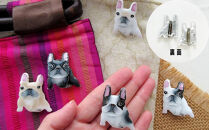 【ヒロミ・アート】フレンチブルドッグブローチ(ハチワレ)&nbsp;[&nbsp;京都&nbsp;嵐山&nbsp;東山&nbsp;京七宝&nbsp;純銀製&nbsp;犬&nbsp;人気&nbsp;おすすめ&nbsp;装飾品&nbsp;かわいい&nbsp;ギフト&nbsp;プレゼント&nbsp;お取り寄せ&nbsp;通販&nbsp;送料無料&nbsp;ふるさと納税&nbsp;]