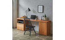 【大川家具】無垢材&nbsp;システムデスク&nbsp;幅2000mm&nbsp;テーブル&nbsp;パソコンデスク&nbsp;子供机&nbsp;勉強机&nbsp;学習机&nbsp;書斎デスク&nbsp;HO-TMR&nbsp;ブラックチェリー&nbsp;天然木&nbsp;モダン&nbsp;国産&nbsp;無垢材&nbsp;高級感【設置付き】