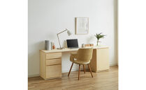 【大川家具】無垢材&nbsp;システムデスク&nbsp;幅1800mm&nbsp;テーブル&nbsp;パソコンデスク&nbsp;子供机&nbsp;勉強机&nbsp;学習机&nbsp;書斎デスク&nbsp;HM-TMR&nbsp;ホワイトアッシュ&nbsp;天然木&nbsp;モダン&nbsp;国産&nbsp;無垢材&nbsp;高級感【設置付き】