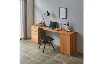 【大川家具】無垢材&nbsp;システムデスク&nbsp;幅1800mm&nbsp;テーブル&nbsp;パソコンデスク&nbsp;子供机&nbsp;勉強机&nbsp;学習机&nbsp;書斎デスク&nbsp;HM-TMR&nbsp;ブラックチェリー&nbsp;天然木&nbsp;モダン&nbsp;国産&nbsp;無垢材&nbsp;高級感【設置付き】