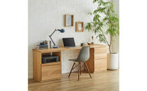 【大川家具】無垢材&nbsp;システムデスク&nbsp;幅2000mm&nbsp;テーブル&nbsp;パソコンデスク&nbsp;子供机&nbsp;勉強机&nbsp;学習机&nbsp;書斎デスク&nbsp;HO-HM&nbsp;ホワイトオーク&nbsp;天然木&nbsp;モダン&nbsp;国産&nbsp;無垢材&nbsp;高級感【設置付き】