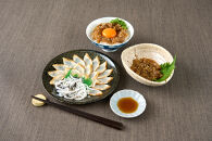 天然まふくのタタキ刺し＆ぶっかけめし