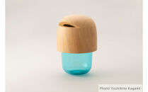 【ブルー】フィンランド人デザイナーと群馬県のものづくりのコラボレーションから生まれたコインバンク「TATTI （タッティ）」トールサイズ