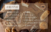 ＼福岡市 人気ベーカリー パンストック／ 定番バラエティー12個セット【1】 | パン 詰め合わせ 定番 人気 ハードパン ハード系パン ご当地グルメ バゲット 食パン パン詰め合わせ おいしい pain stock 人気 お取り寄せ 朝食 ベーカリー 行列 セット ぱん pan 国産小麦 パンセット 福岡市