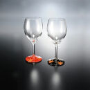みよし漆器本舗&nbsp;紀州塗り&nbsp;ぬりもん&nbsp;de&nbsp;Verre&nbsp;ワイングラス&nbsp;紅葉&nbsp;ペアセット&nbsp;赤&nbsp;黒&nbsp;300ml