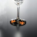みよし漆器本舗&nbsp;紀州塗り&nbsp;ぬりもん&nbsp;de&nbsp;Verre&nbsp;ワイングラス&nbsp;紅葉&nbsp;黒&nbsp;300ml
