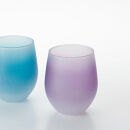 みよし漆器本舗&nbsp;紀州塗り&nbsp;ぬりもん&nbsp;de&nbsp;Verre&nbsp;フリーグラス&nbsp;クールグラデーション&nbsp;ペアセット&nbsp;ブルー&nbsp;パープル&nbsp;295ml