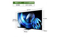 TVS&nbsp;REGZA【標準設置費込み】液晶テレビ&nbsp;REGZA&nbsp;(&nbsp;レグザ&nbsp;)&nbsp;85V型［4K対応&nbsp;/&nbsp;BS・CS&nbsp;4Kチューナー内蔵&nbsp;］(要事前見積)&nbsp;85Z875R&nbsp;【&nbsp;テレビ&nbsp;TV&nbsp;85型&nbsp;85インチ&nbsp;85V&nbsp;Mini&nbsp;LED&nbsp;液晶&nbsp;4K&nbsp;Z875R&nbsp;series&nbsp;スタンダードモデル&nbsp;家電&nbsp;人気&nbsp;おすすめ&nbsp;】