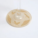 みよし漆器本舗&nbsp;紀州塗り&nbsp;ぬりもん&nbsp;de&nbsp;Verre&nbsp;ワイングラス&nbsp;蒔絵&nbsp;万葉鶴&nbsp;ペアセット&nbsp;黒&nbsp;白&nbsp;300ml