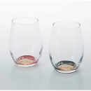 みよし漆器本舗&nbsp;紀州塗り&nbsp;ぬりもん&nbsp;de&nbsp;Verre&nbsp;ダルマグラス&nbsp;蒔絵&nbsp;富士山&nbsp;ペアセット&nbsp;200ml