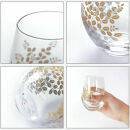 みよし漆器本舗&nbsp;ぬりもん&nbsp;de&nbsp;Verre&nbsp;タンブラー&nbsp;グラス&nbsp;蒔絵&nbsp;萩&nbsp;360ml&nbsp;単品&nbsp;紀州塗り&nbsp;紀州漆器