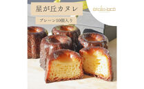 【星が丘カヌレ プレーン10個入り】フランスの焼き菓子 スイーツ 美味しい おすすめ 冷凍 愛知県 人気 高級