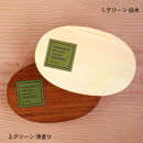 	みよし漆器本舗&nbsp;曲げわっぱ&nbsp;お弁当箱&nbsp;600ml&nbsp;約17.5×11.5×高さ6.5cm&nbsp;小判型&nbsp;一段&nbsp;まげわっぱ&nbsp;弁当箱&nbsp;1段&nbsp;グリーン&nbsp;漆塗り