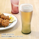 みよし漆器本舗&nbsp;ぬりもん&nbsp;de&nbsp;Verre&nbsp;ビアグラス&nbsp;ペアセット&nbsp;335ml&nbsp;シルキーライン&nbsp;2個&nbsp;紀州塗り&nbsp;グリーン／レッド