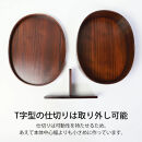 みよし漆器本舗&nbsp;曲げわっぱ&nbsp;お弁当箱&nbsp;900ml&nbsp;約19×15×高さ6.1cm&nbsp;小判型&nbsp;北欧風&nbsp;英字ロゴ&nbsp;モカ&nbsp;漆塗り