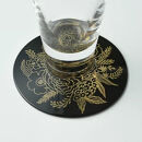 みよし漆器本舗&nbsp;紀州塗り&nbsp;ぬりもん&nbsp;de&nbsp;Verre&nbsp;ピルスナーグラス&nbsp;金&nbsp;ボタニカル&nbsp;285ml