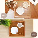 みよし漆器本舗&nbsp;トレー&nbsp;お盆&nbsp;木製&nbsp;30cm&nbsp;四方盆&nbsp;ノンスリップ&nbsp;白木