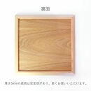 みよし漆器本舗&nbsp;トレー&nbsp;お盆&nbsp;木製&nbsp;30cm&nbsp;四方盆&nbsp;ノンスリップ&nbsp;白木