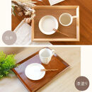 みよし漆器本舗&nbsp;トレー&nbsp;お盆&nbsp;木製&nbsp;36cm&nbsp;ノンスリップ&nbsp;長角膳&nbsp;大きい&nbsp;漆塗り