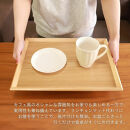 みよし漆器本舗 トレー お盆 木製 40cm ノンスリップ 長角膳 大きい 白木