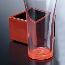みよし漆器本舗&nbsp;紀州塗り&nbsp;ぬりもん&nbsp;de&nbsp;Verre&nbsp;一口グラス&nbsp;マスセット&nbsp;赤（鶴）&nbsp;グラス：100ml／マス：90ml