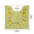 プロヴァンス&nbsp;シエル&nbsp;トイレマット&nbsp;約58×60cm&nbsp;グリーン&nbsp;抗菌防臭&nbsp;おしゃれ&nbsp;かわいい&nbsp;洗える&nbsp;ボタニカル&nbsp;トイレ&nbsp;マット&nbsp;風水