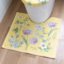 ブルーミングシーズン&nbsp;トイレマット&nbsp;約55×60cm&nbsp;イエロー&nbsp;抗菌防臭&nbsp;おしゃれ&nbsp;かわいい&nbsp;洗える&nbsp;花柄&nbsp;トイレ&nbsp;マット