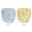 ブルーミングシーズン&nbsp;フタカバー&nbsp;イエロー&nbsp;&nbsp;抗菌防臭&nbsp;おしゃれ&nbsp;かわいい&nbsp;洗える&nbsp;花柄&nbsp;ドレニモ&nbsp;洗浄暖房型&nbsp;普通型&nbsp;兼用&nbsp;トイレ&nbsp;フタ