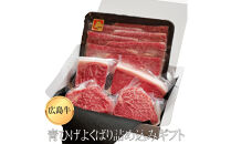 ステーキ屋が誇る広島牛よくばり詰め込みギフト(ヒレ/サーロイン/イチボ/ランプ各150g/コウネ250g)