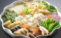 【下鴨茶寮】《期間限定～11/11》料亭の鱧と松茸のはりはり鍋 3人前｜京都 老舗料亭 名店 鍋 人気 グルメ ギフト ［ 料亭のお鍋 ハモ 松茸 自慢の出汁 限定 人気 おすすめ ギフト プレゼント 贈答 お取り寄せ 通販 送料無料 ふるさと納税 ］