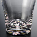 みよし漆器本舗&nbsp;紀州塗り&nbsp;ぬりもん&nbsp;de&nbsp;Verre&nbsp;フリーグラス&nbsp;蒔絵&nbsp;桜&nbsp;黒&nbsp;210ml