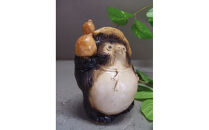 【信楽焼】手づくり開運招福たぬき・狸　置物　nta-008