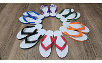 アート島ぞうり＜青＞