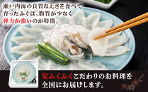 天然とらふぐ　ふぐ刺しミニセット（1～2人前）青砥皿21cm付