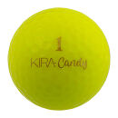 ゴルフボール KIRA candy イエロー 12球入 (4個×3袋）レディース キャスコ kasco