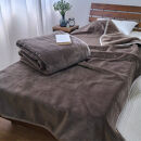 【2枚組】スーパーロングサイズ&nbsp;洗える&nbsp;ふんわり軽量毛布&nbsp;ブラウン&nbsp;NM-1422-2P-BR