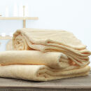 【バスタオル3枚組】しなやかオーガニックコットンタオル（60×120cm）ナナイロB3-YE