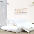 【フェイス3枚組】『贈り物に』ボックス入りオーガニックコットンタオル（33×100cm）やわよりF3-WH