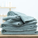 【フェイス4枚・バス2枚】しなやかオーガニックコットンタオルセット（ナナイロ）F4B2-BL