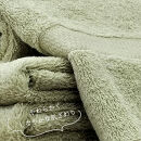 【フェイス4枚・バス2枚】しなやかオーガニックコットンタオルセット（ナナイロ）F4B2-GR