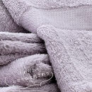 【フェイス4枚・バス2枚】しなやかオーガニックコットンタオルセット（ナナイロ）F4B2-PU