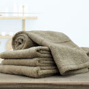 【フェイスタオル4枚組】しなやかオーガニックコットンタオル（34×80cm）ナナイロF4-BR