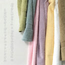 【フェイスタオル4枚組】しなやかオーガニックコットンタオル（34×80cm）ナナイロF4-PU